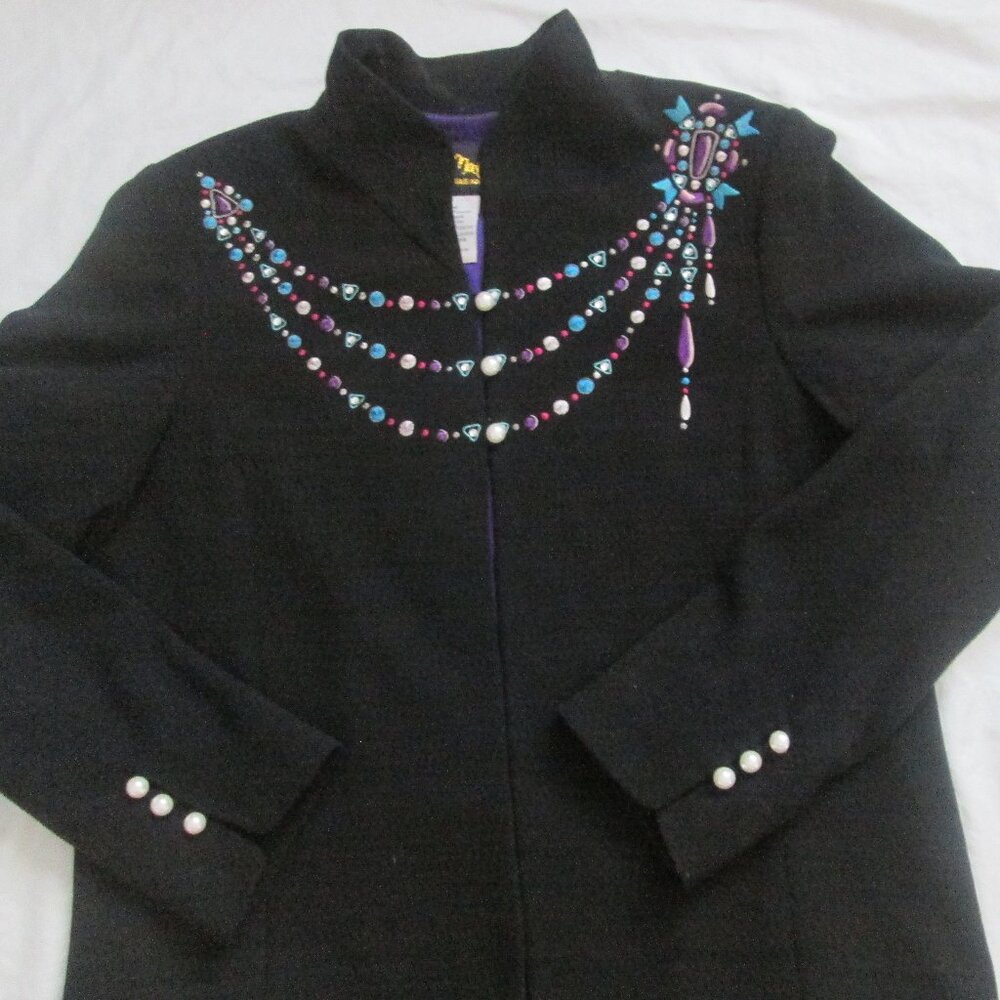 Bob Mackie Wearable Art Jacket - image 3